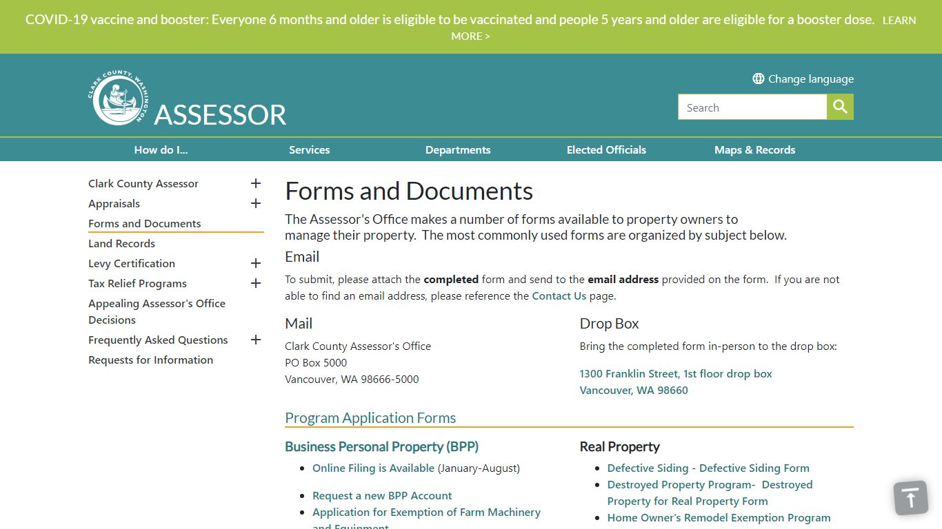Forms and Documents | Clark County